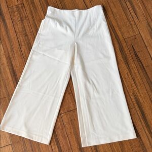 LOFT Sz 14 New White Wide-Leg Pants